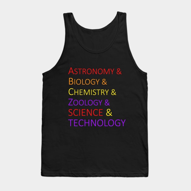 Science & Technology Tank Top by pzwqas